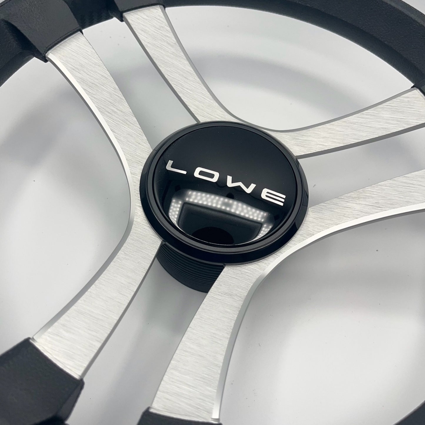 Benaco Boat Steering Wheel Brushed Aluminum Spokes | Lowe Boats