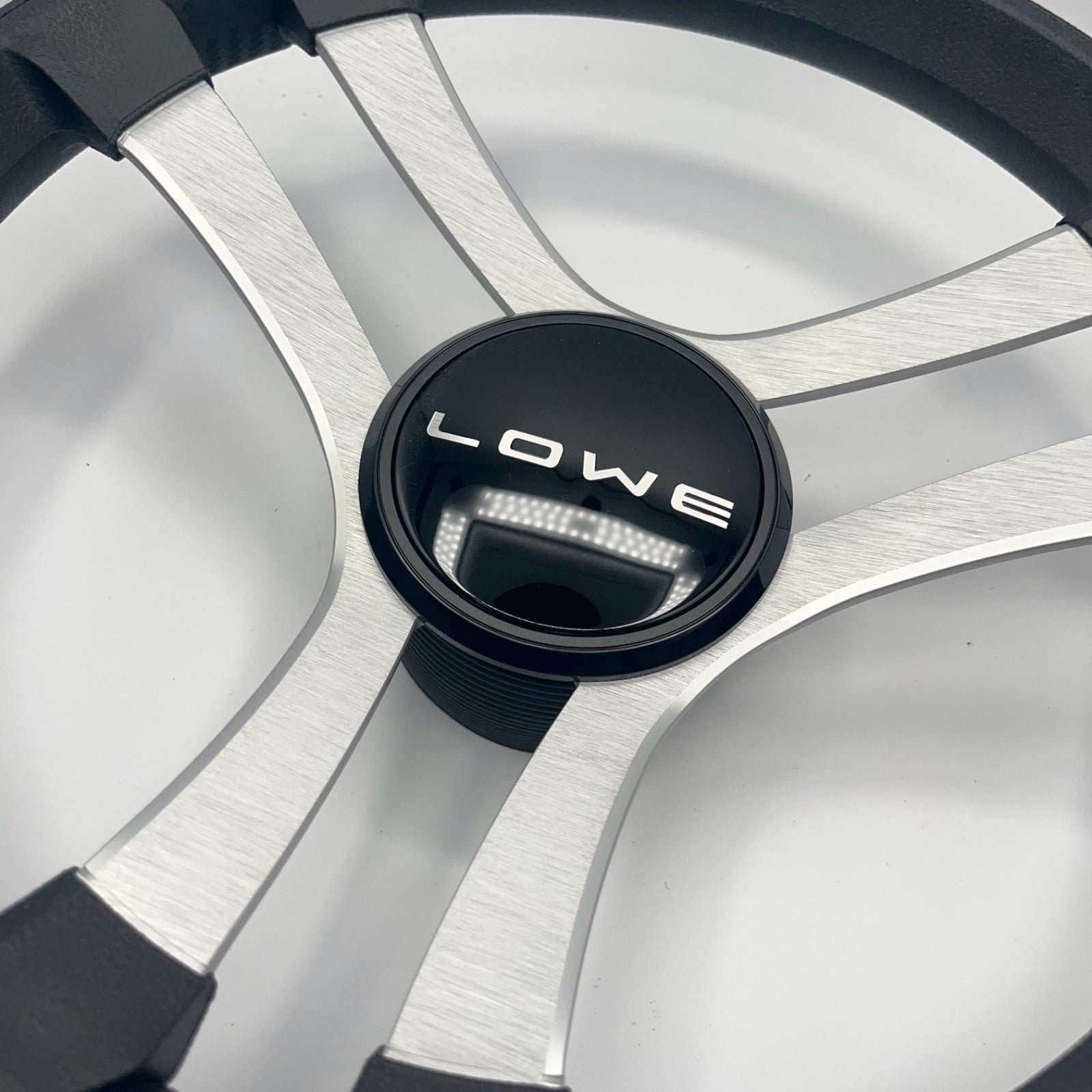 Benaco Boat Steering Wheel Brushed Aluminum Spokes | Lowe Boats