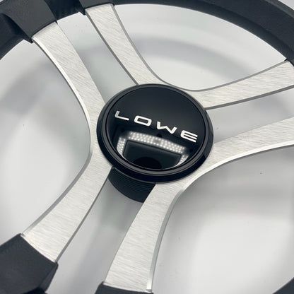Benaco Boat Steering Wheel Brushed Aluminum Spokes | Lowe Boats