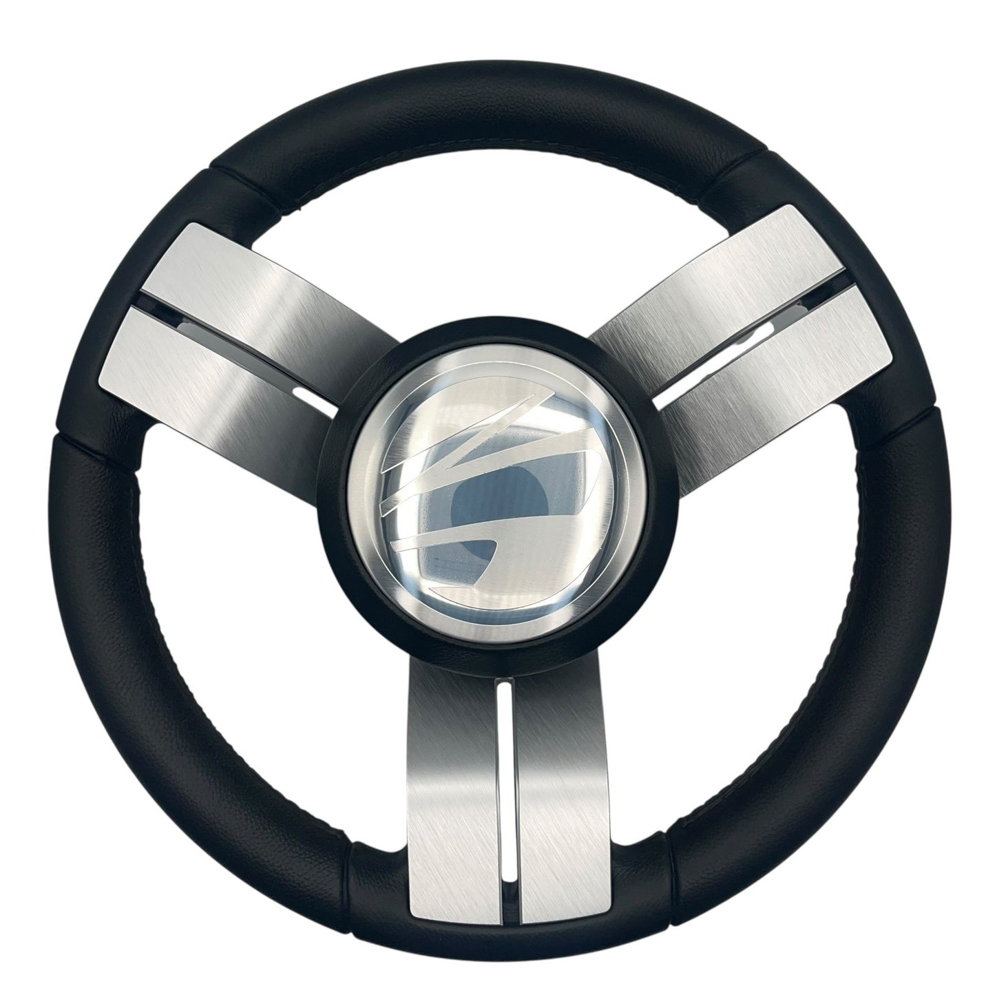 Gussi Italia Marine Steering Wheel Stainless Steel Spoke Soft Touch Rim | Tige
