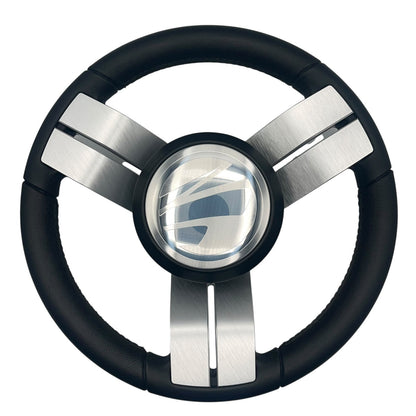 Gussi Italia Marine Steering Wheel Stainless Steel Spoke Soft Touch Rim | Tige