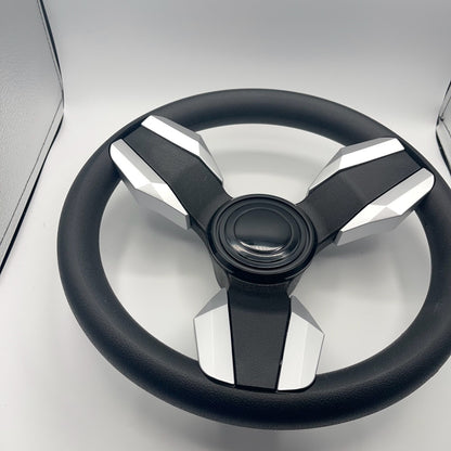 Collina Boat Steering Wheel Brushed Inserts - Keyed ONLY