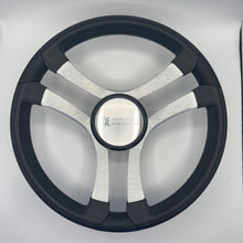 Benaco Boat Steering Wheel Brushed Aluminum Spokes | Seastar Solutions