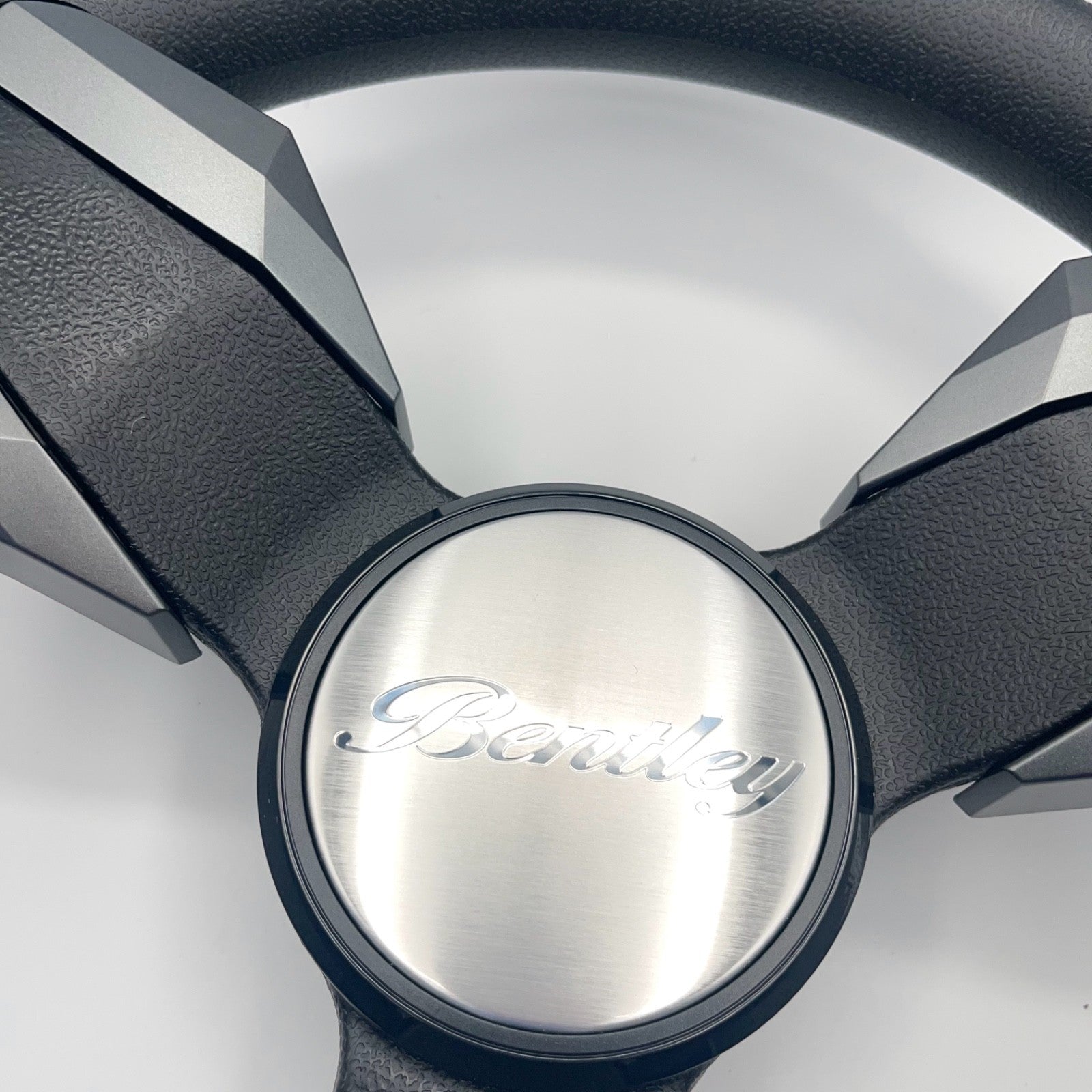 Collina Boat Steering Wheel Dark Gray Inserts - Bentley - Keyed ONLY