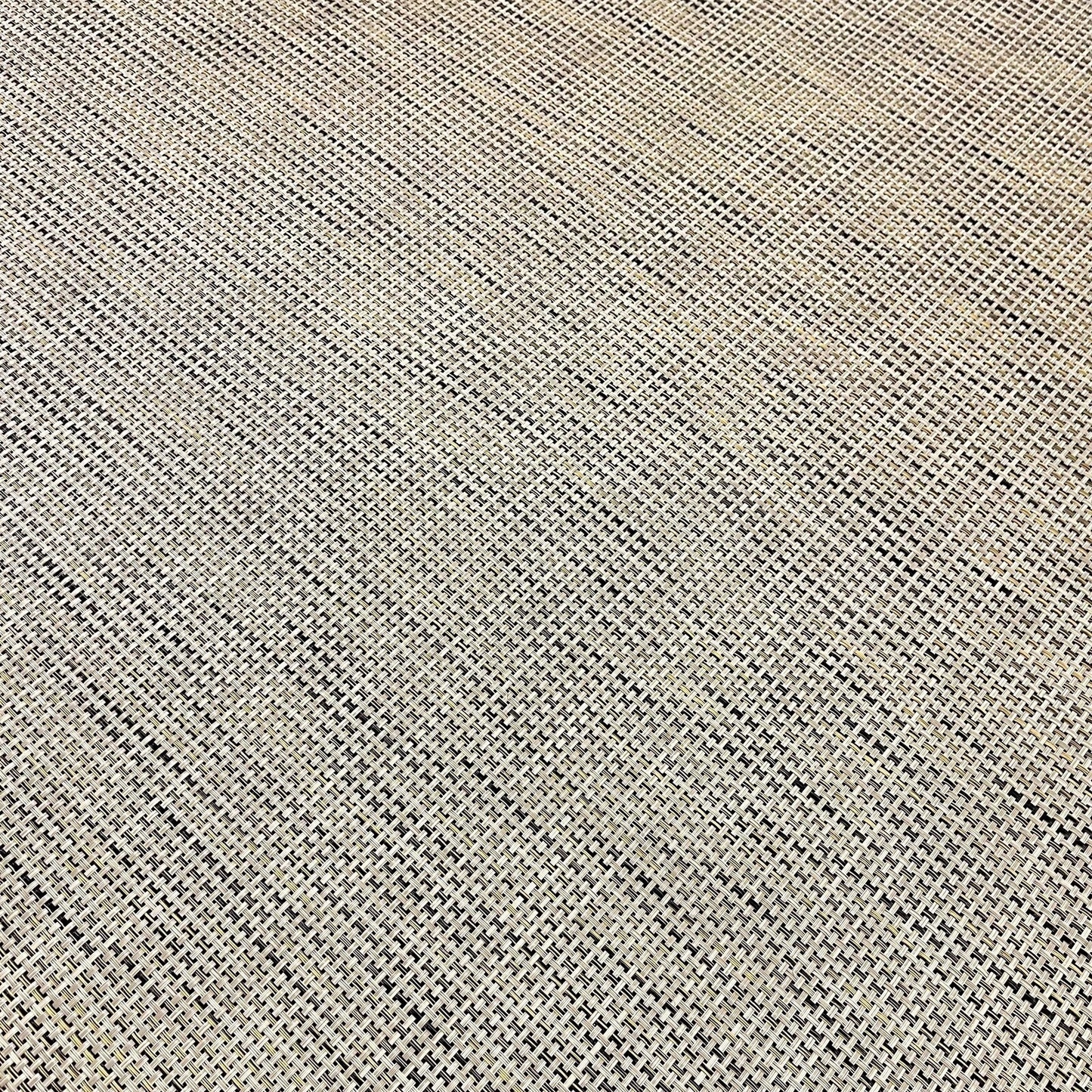 Woven Vinyl Flooring | Basketweave - Straw | 6' Width | Choose Your Length