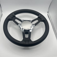 Model 15 Boat Steering Wheel Black Brushed Alum Spokes | Smoker