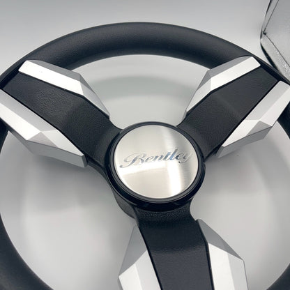 Collina Boat Steering Wheel Brushed Inserts - Keyed ONLY