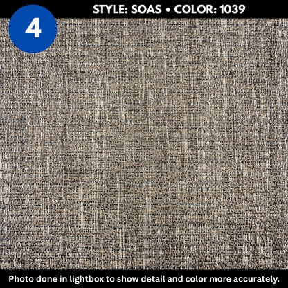 Woven Vinyl Flooring | Oasis - Truffle | 8'6" Width | Choose Your Length