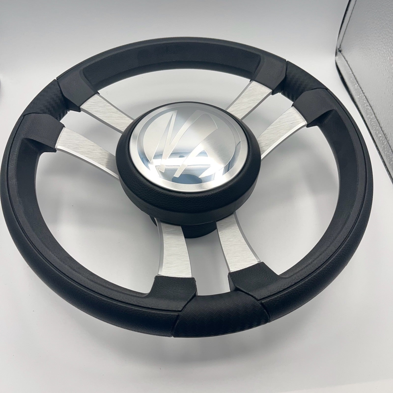 Benaco Boat Steering Wheel Brushed Aluminum Spokes | Tige Boats