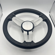 Model 15 Marine Steering Wheel Brush Alum Spokes | Seastar Solutions Logo