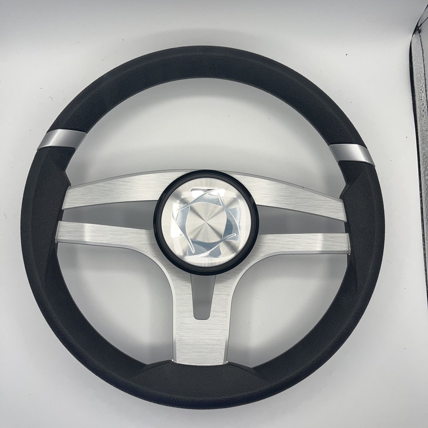 Badia Boat Steering Wheel Brushed Aluminum Spokes | Stingray
