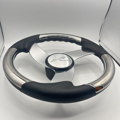 Model M533 Boat Steering Wheel Polished Alum Spoke | Sea Ray