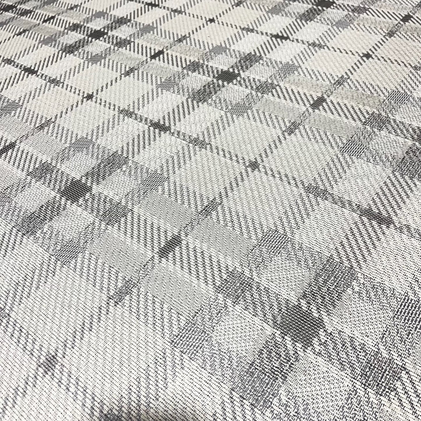 Woven Vinyl Flooring | Plaid - C-80043562 | 8' X 14'