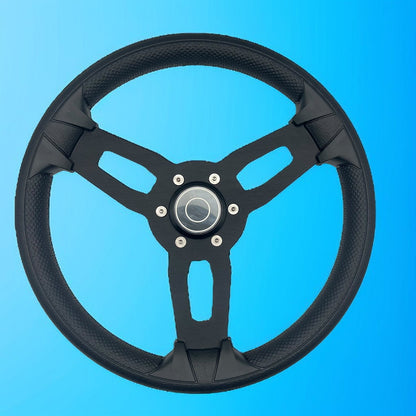 Gussi Italia Model 15 Steering Wheel Blk Brushed Alum Spokes | Target