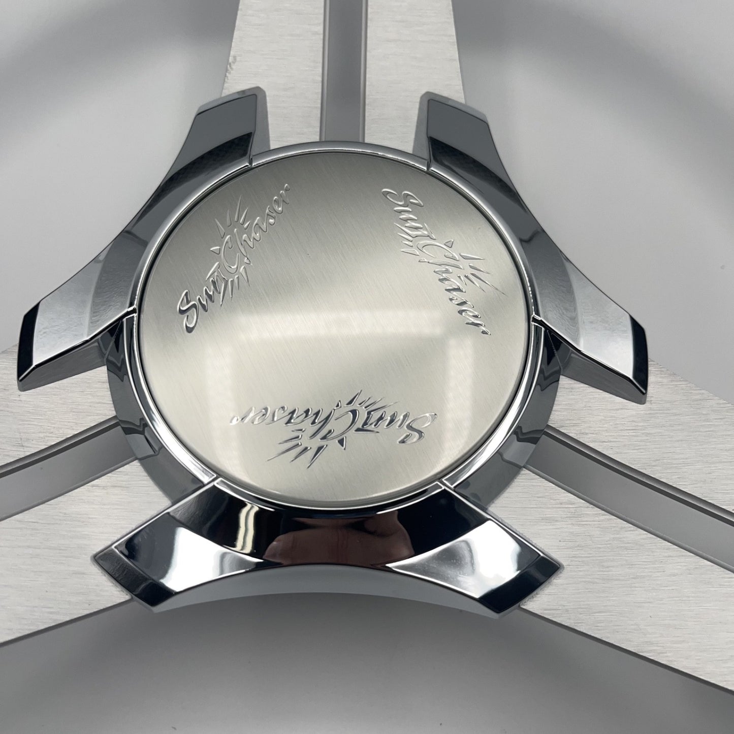 Model 15 Marine Steering Wheel Brushed Aluminum Spokes | SunChaser