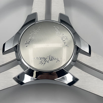 Model 15 Marine Steering Wheel Brushed Aluminum Spokes | SunChaser