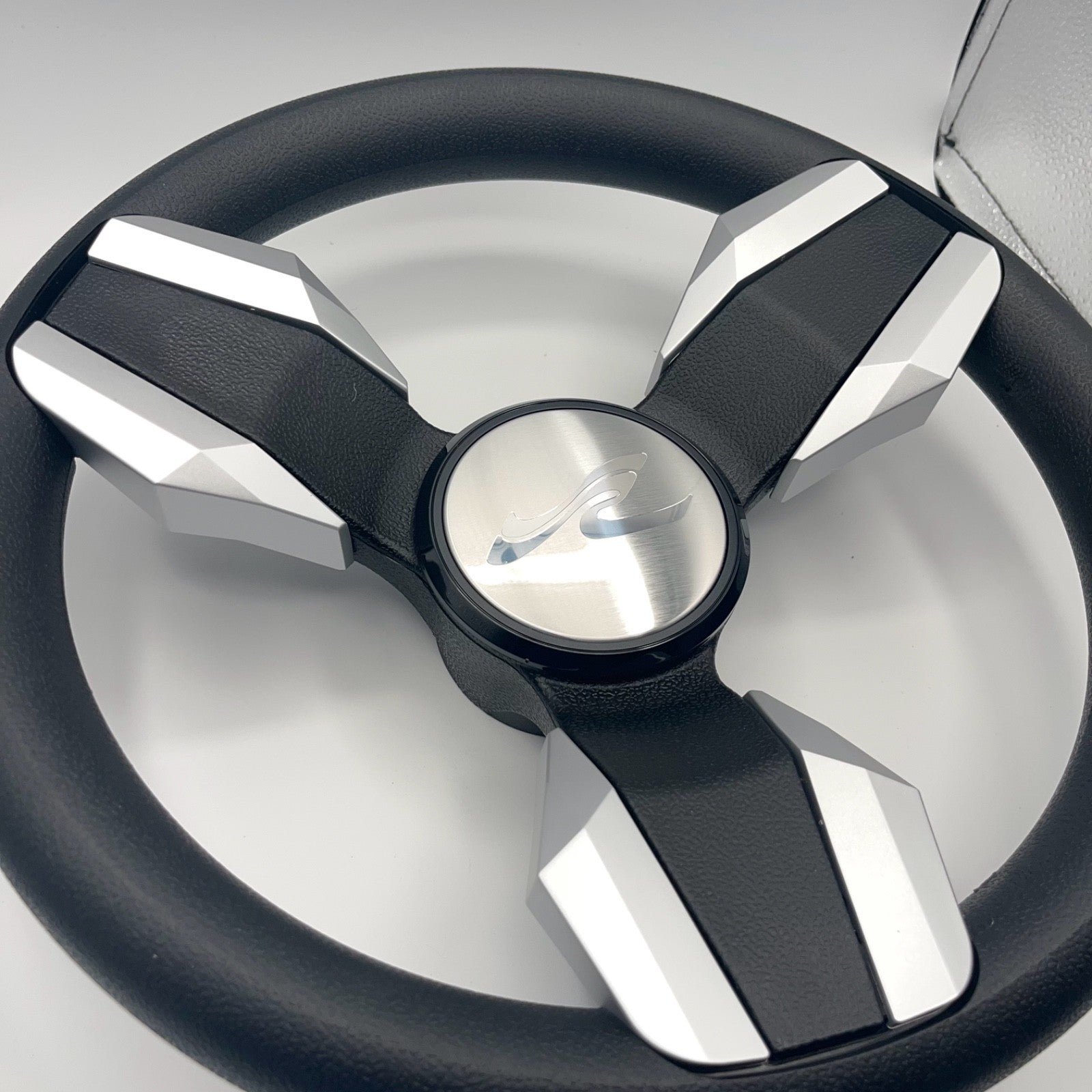 Collina Boat Steering Wheel Brushed Inserts - Keyed ONLY