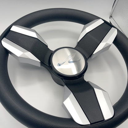 Collina Boat Steering Wheel Brushed Inserts - Keyed ONLY
