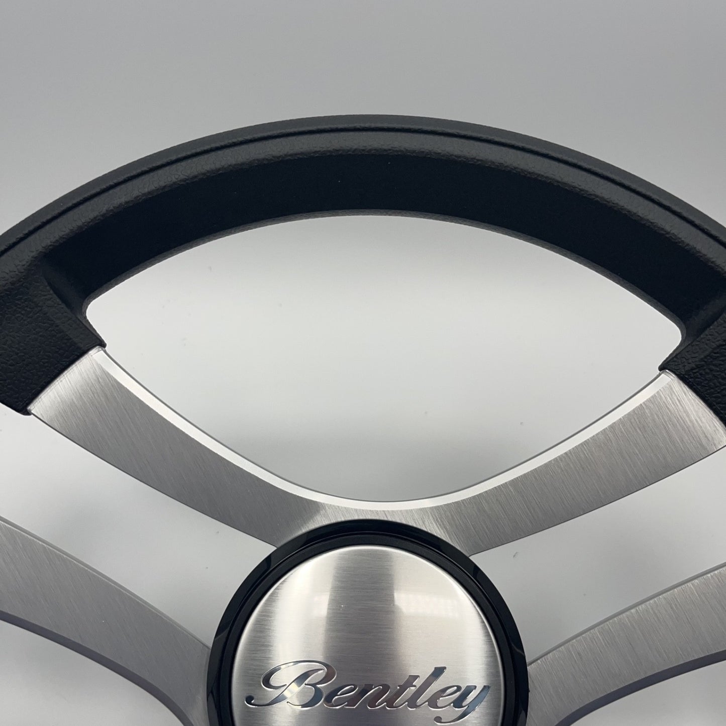 Benaco Boat Steering Wheel Brushed Aluminum Spokes | Bentley