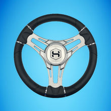 Verona Boat Steering Wheel Brush Alum Spoke | Harris Pontoon