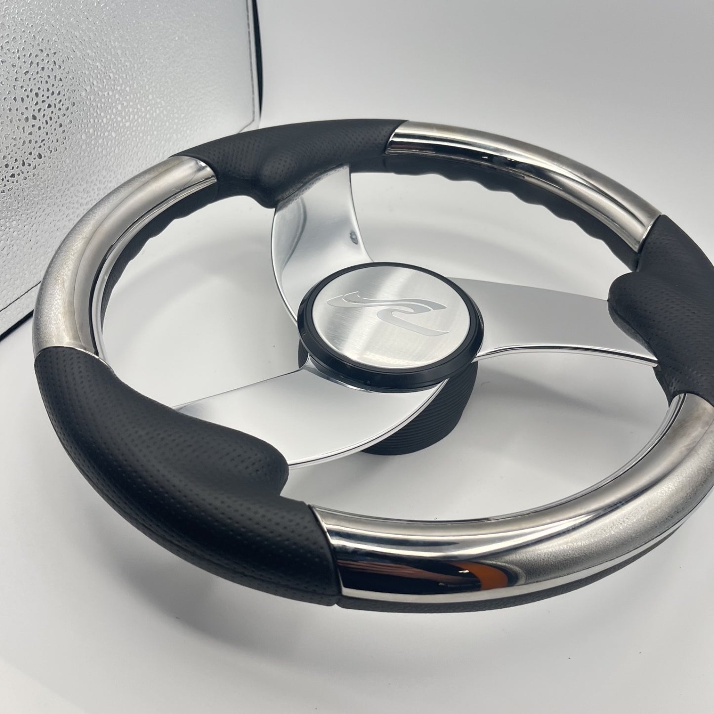 Model M533 Boat Steering Wheel Polished Alum Spoke | Sea Ray