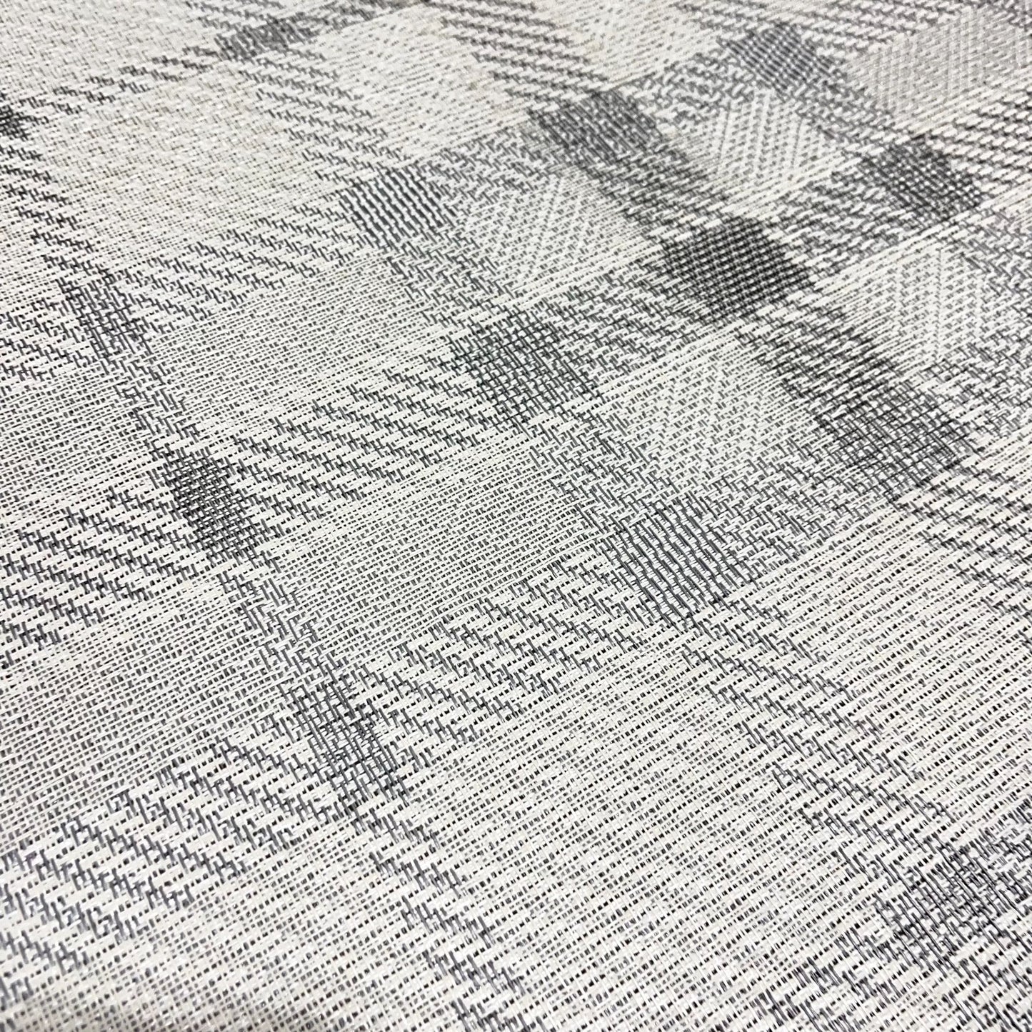 Woven Vinyl Flooring | Plaid - C-80043562 | 8' X 14'