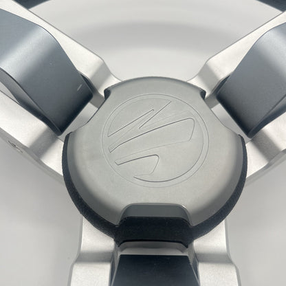 Gussi Italia Marine Steering Wheel Multi Color Gray Aluminum Wheel | Tige