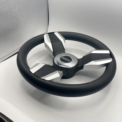 Collina Boat Steering Wheel Brushed Inserts - Keyed ONLY