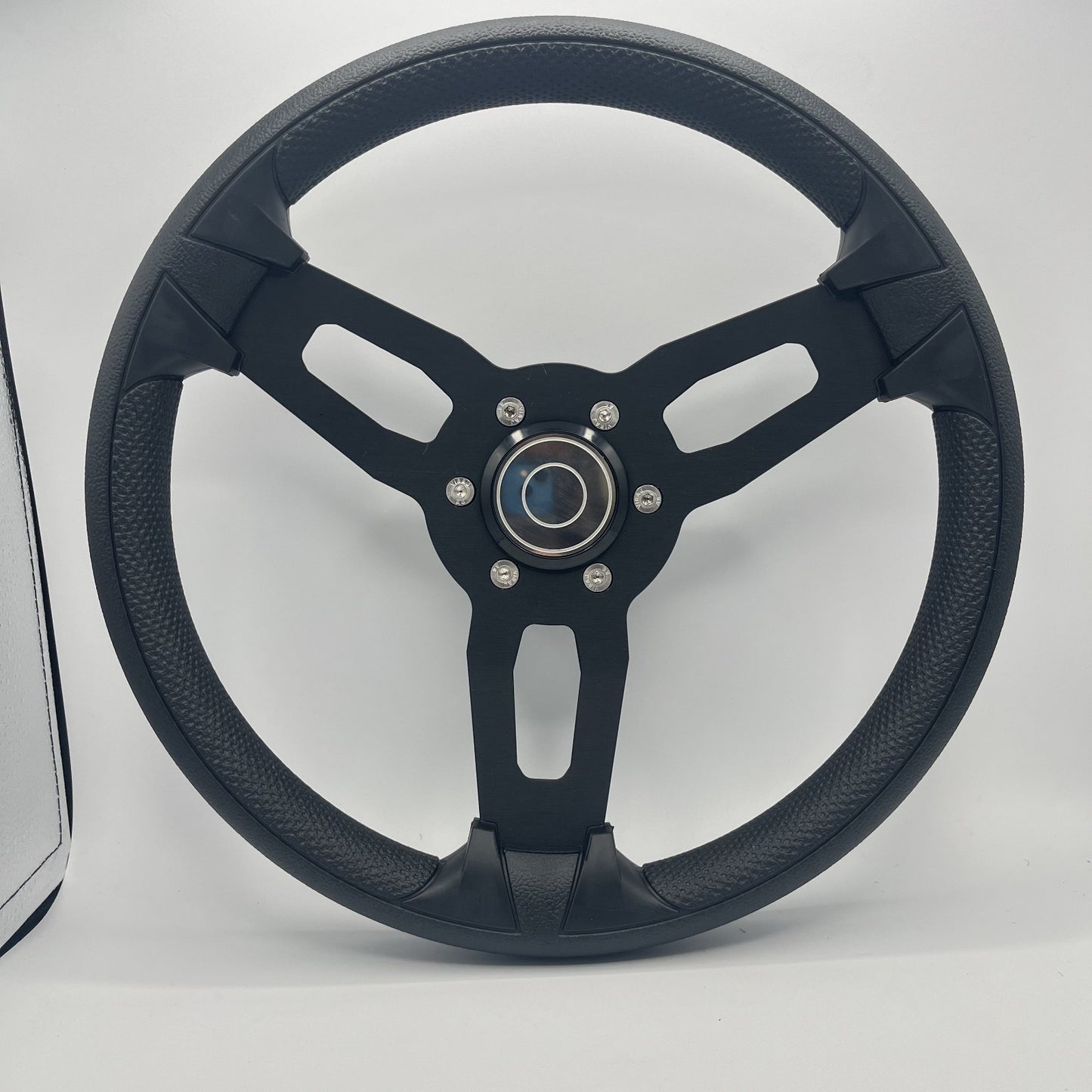 Gussi Italia Model 15 Steering Wheel Blk Brushed Alum Spokes | Target