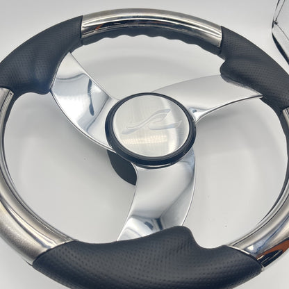 Model M533 Boat Steering Wheel Polished Alum Spoke | Sea Ray