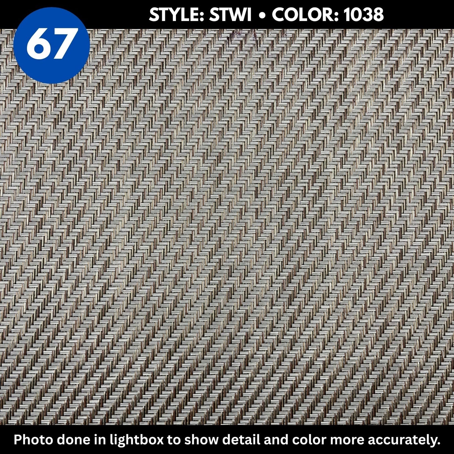 Woven Vinyl Flooring | Twill - Caribou | 8'6" W | Choose Your Length