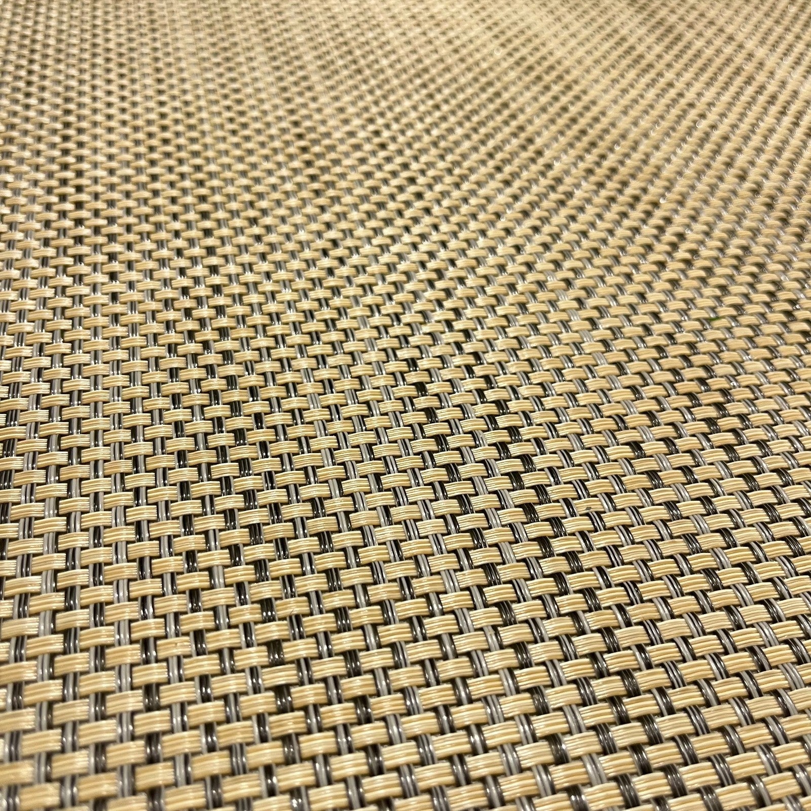 Woven Vinyl Flooring | Basketry - Rattan | 8'6" Width | Choose Your Length