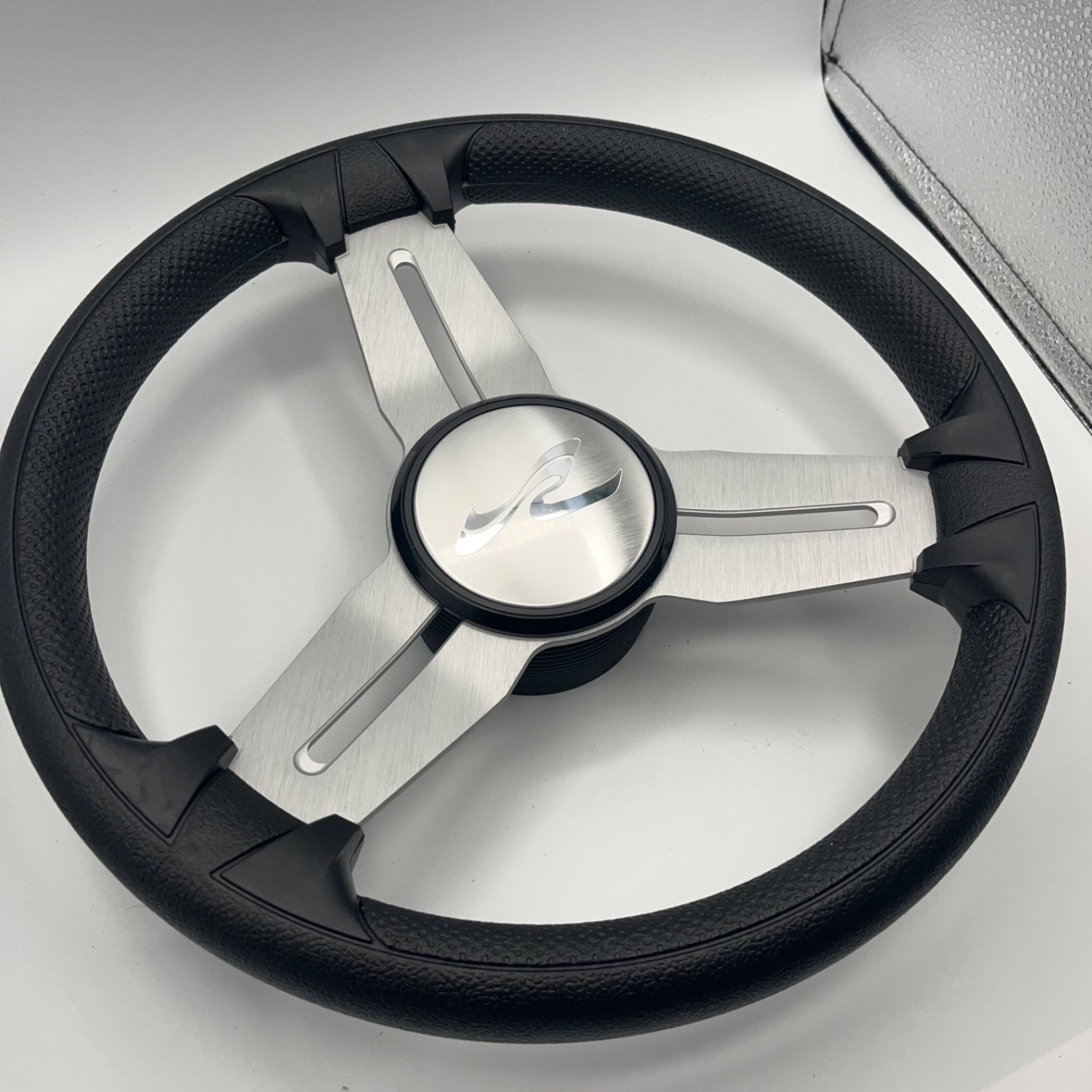 Model 15A Marine Steering Wheel Brushed Alum Spokes | SeaRay Boats