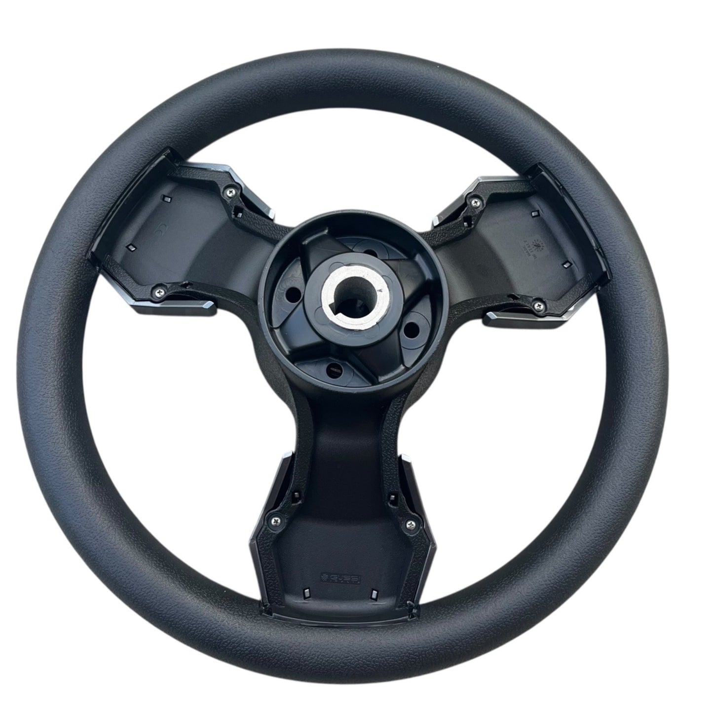 Collina Boat Steering Wheel Dark Gray Inserts - Bentley - Keyed ONLY