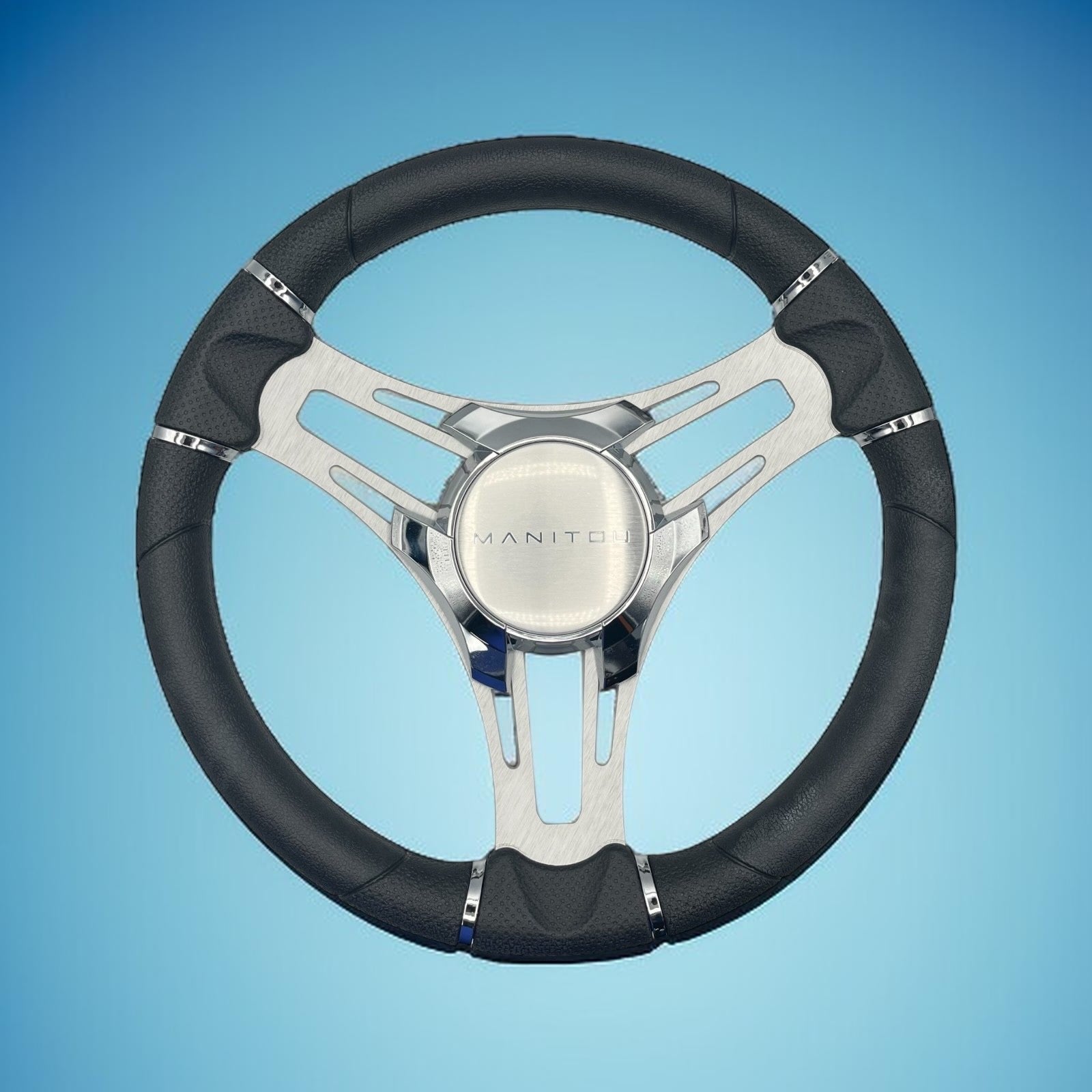 Verona Boat Steering Wheel Brush Alum Spoke | Manitou Boats