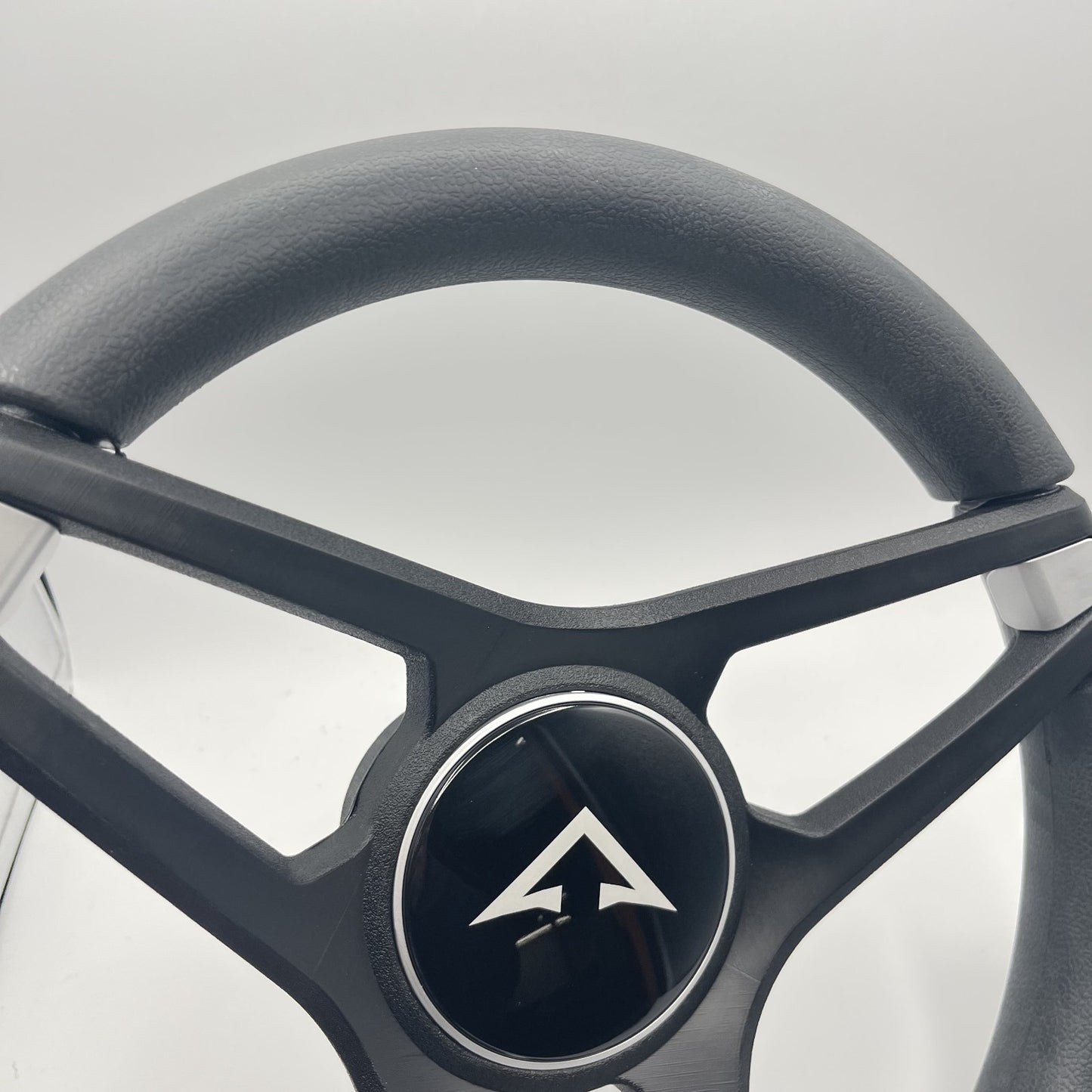 Molino Black & Silver Accents Golf Cart Steering Wheel fits AYRO EV Cart