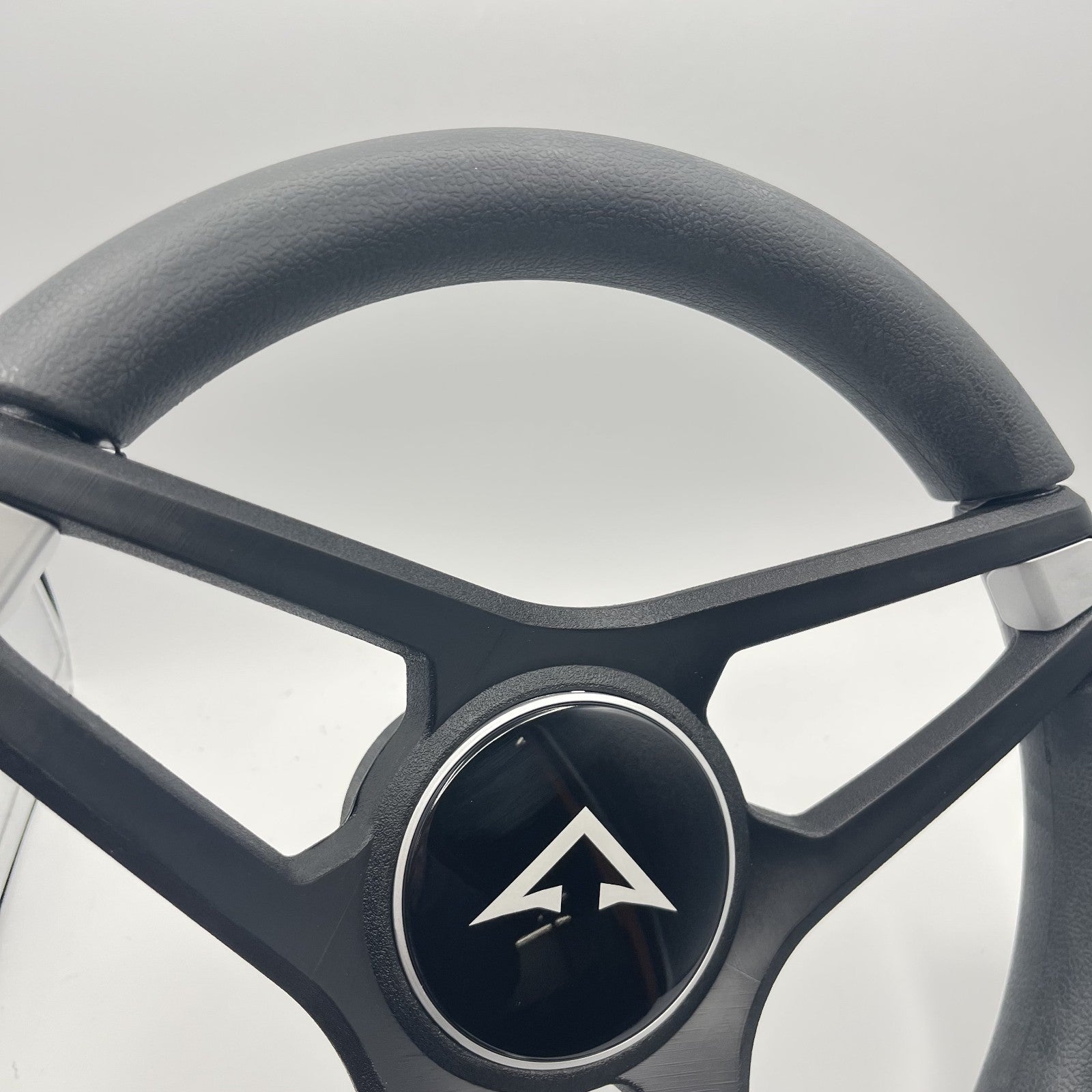 Molino Black & Silver Accents Golf Cart Steering Wheel fits AYRO EV Cart