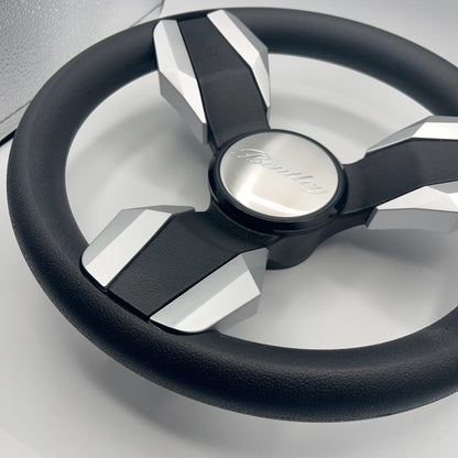 Collina Boat Steering Wheel Brushed Inserts - Keyed ONLY