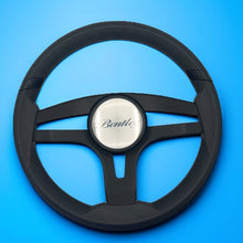 Badia Boat Steering Wheel Brushed Black Aluminum Spokes | Bentley