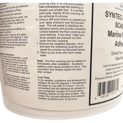 Full Case - 4 Gal. Lot - Syntec Industries Carpet Adhesive Sca571-50 (1 Gallon)