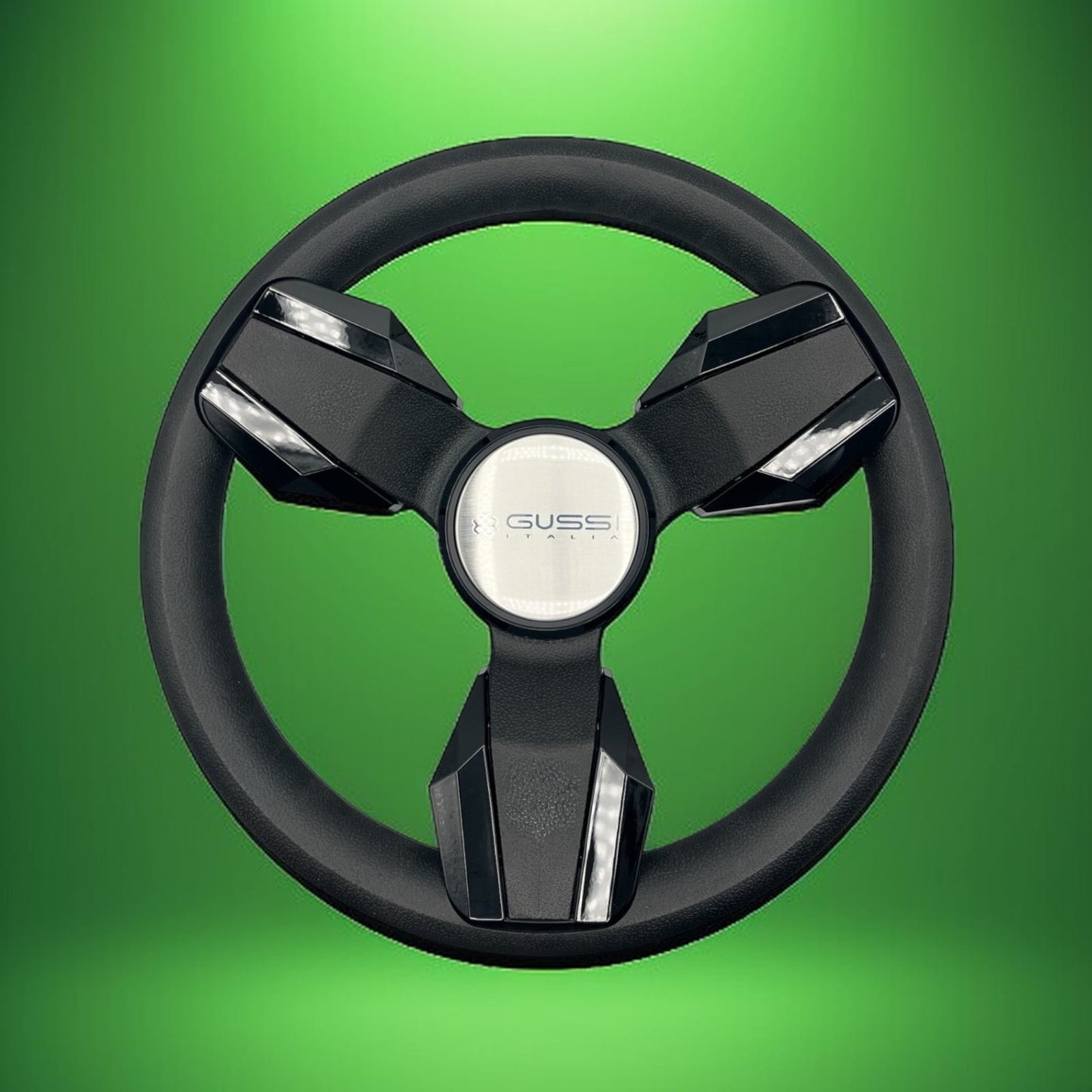 Collina Black Golf Cart Steering Wheel fits YAMAHA carts