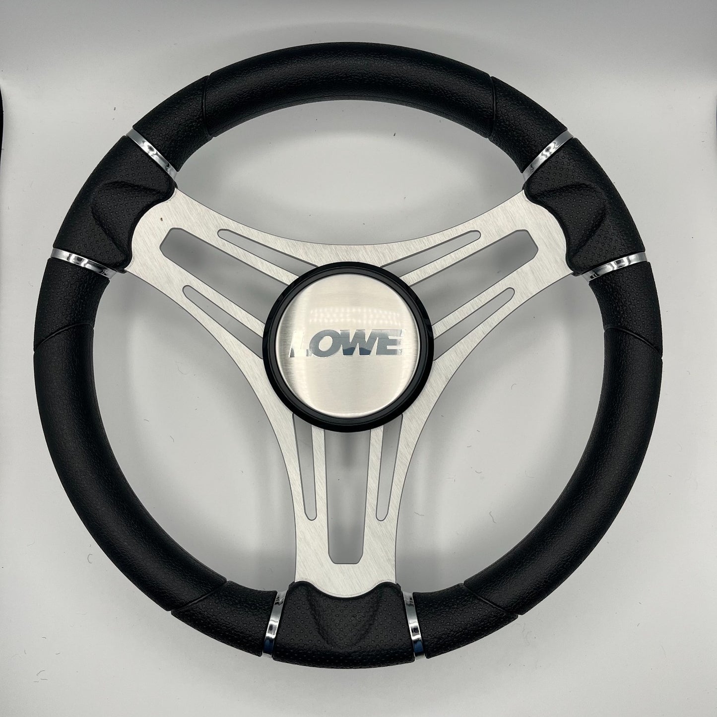Verona Boat Steering Wheel Brushed Aluminum Spokes | Lowe