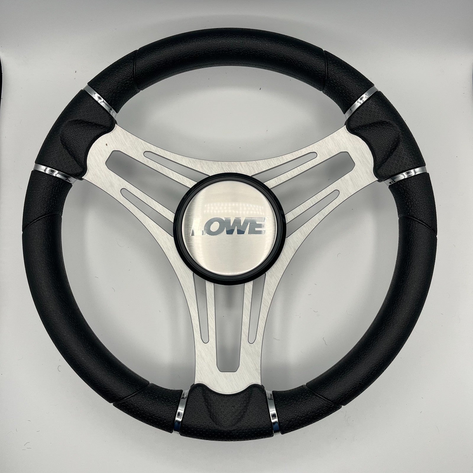 Verona Boat Steering Wheel Brushed Aluminum Spokes | Lowe