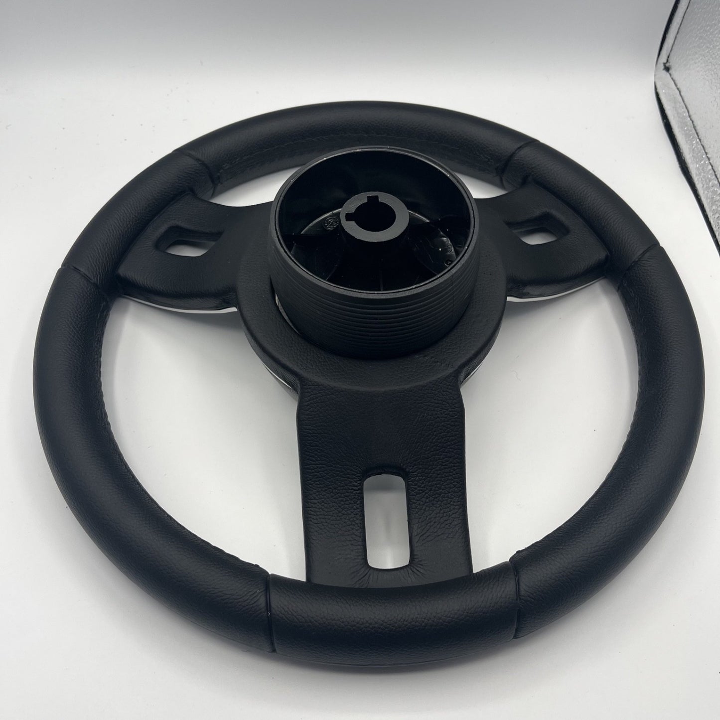 Gussi Italia Black Model 702 Steering Wheel | Berkshire Boat