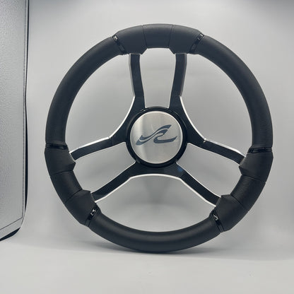 Malera Boat Steering Wheel Chrome Spokes | SeaRay