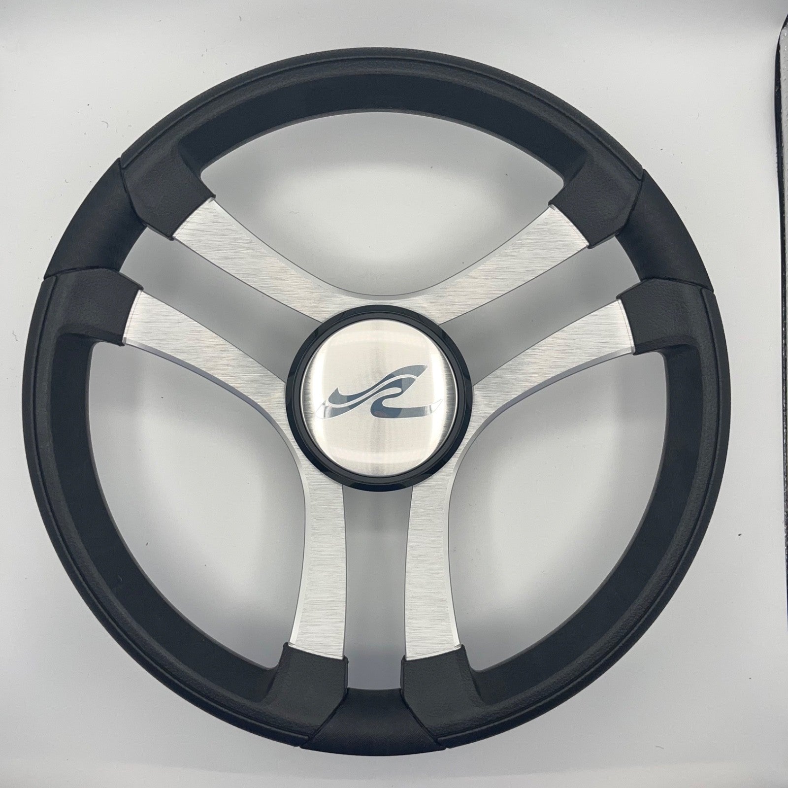 Benaco Boat Steering Wheel Brushed Aluminum Spokes | SeaRay Boats