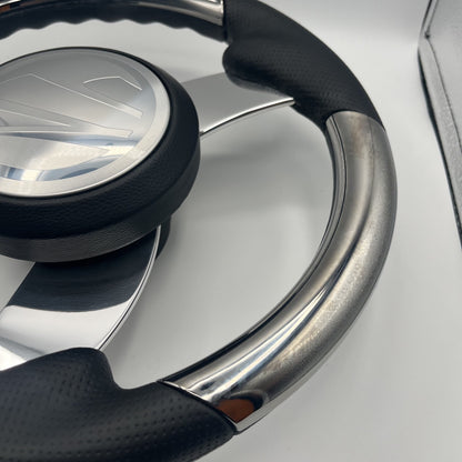 Model M533 Boat Steering Wheel Polished Aluminum Spoke | Tige