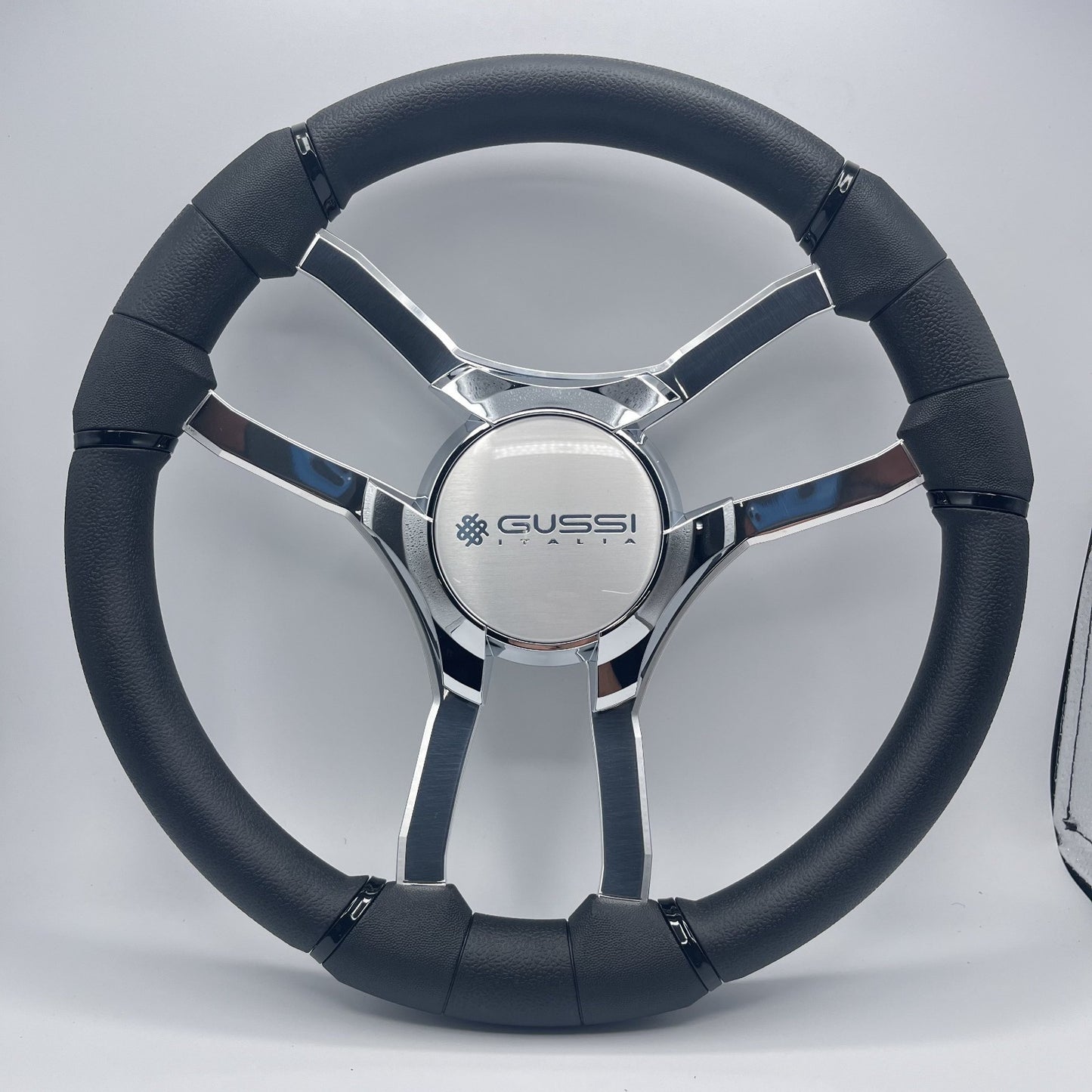Malera Boat Steering Wheel Chrome Spokes | Gussi Italia