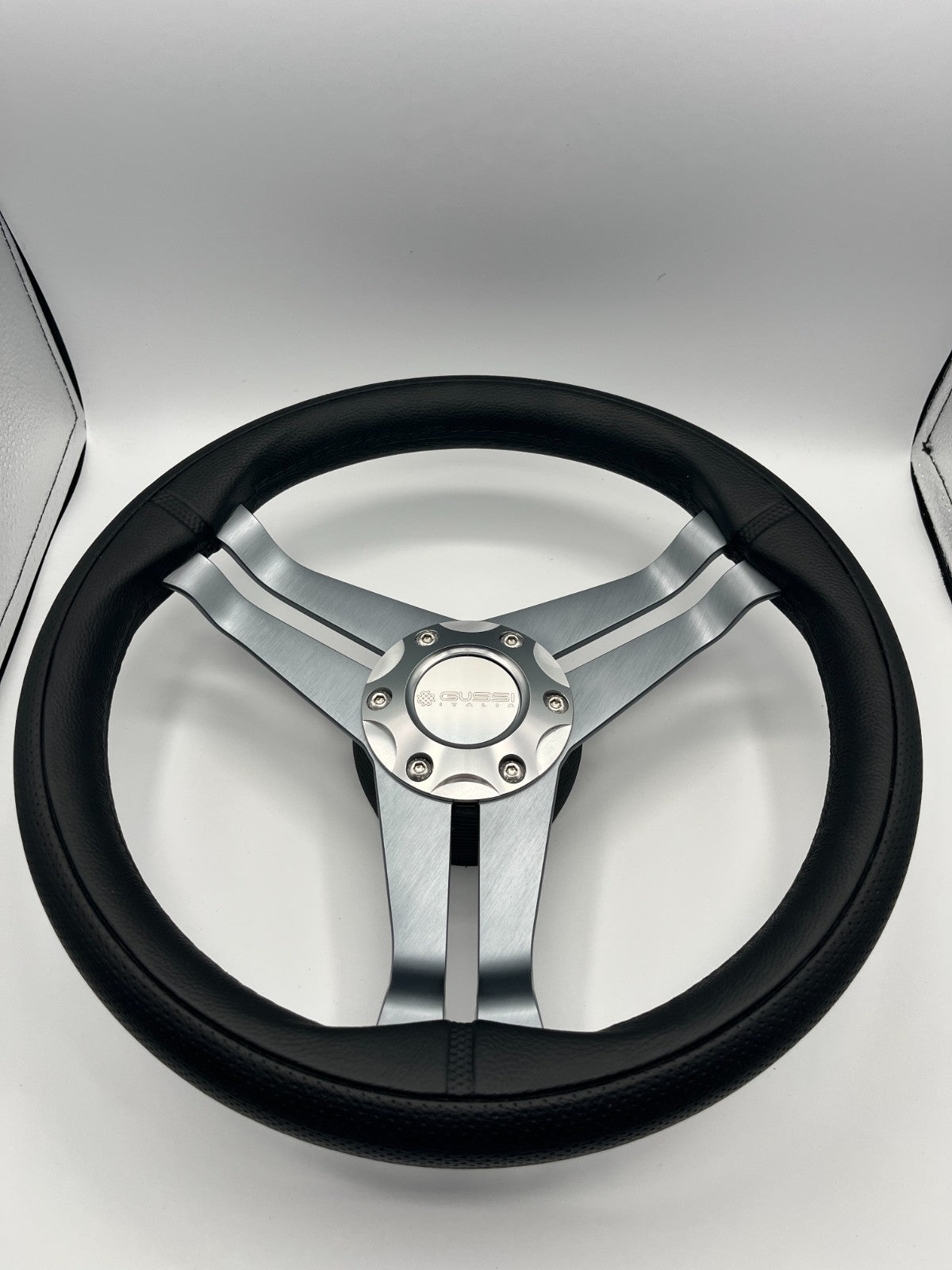 W208 Steering Wheel Gray Brushed Alum Spoke | Gussi Italia