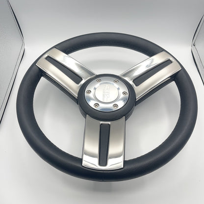 Gussi Italia Marine Steering Wheel Stainless Steel Spokes Soft Touch Rim | Axis